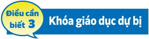 Điều cầnbiết 3 Khóa giáo dục dự bị