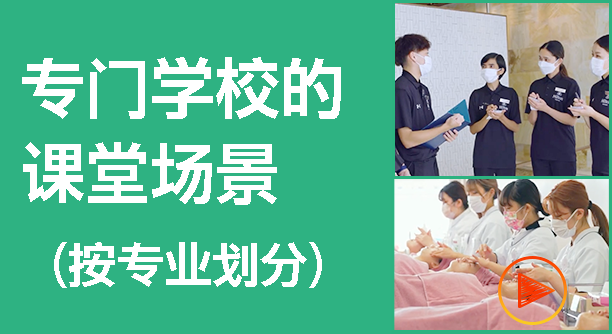 専門学校の授業風景 分野別